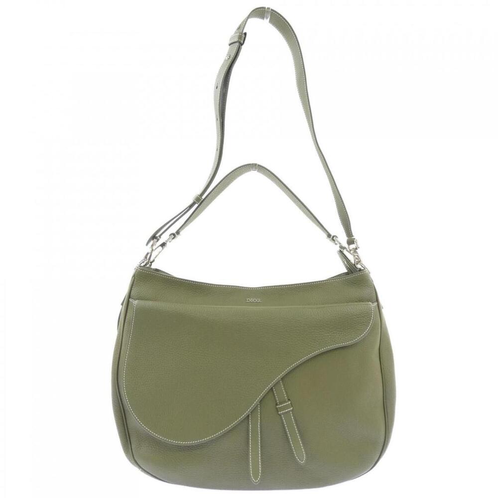 Dior Saddle Soft bag olive green grained calfskin